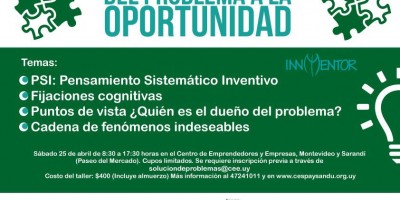 Taller: "Del problema a la oportunidad" con Daniel Goldman