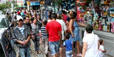 Compras tras la lluvia