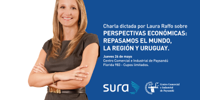 Charla "Perspectivas económicas: Repasamos el mundo, la región y Uruguay" dictada por Laura Raffo