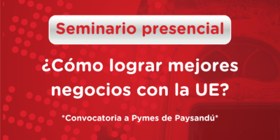 Seminario: ¿Cómo lograr mejores negocios con la Unión Europea?