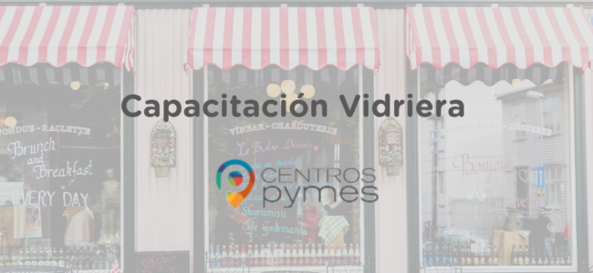 Capacitación Vidriera de Centro Pyme Paysandú